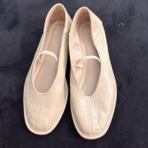 Zara cream ballet flats
